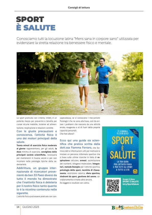 Sport è Salute BioeSostenibileGiugno2023web